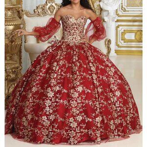 Quinceanera dress, prom sweet 16 wedding formal ball gown, sage,rose gold hunter